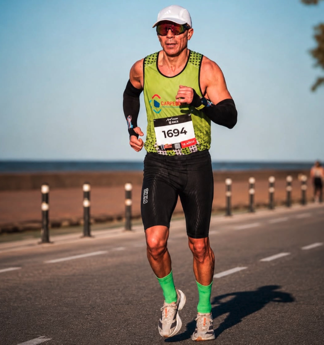 Atleta de Carpediem en carrera